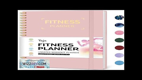 Fitness Workout Journal for Women & Men A5(5.5" x 8.2") Workout Log Review