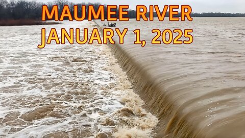 Maumee River January 1, 2025