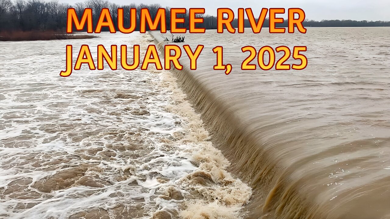 Maumee River January 1, 2025