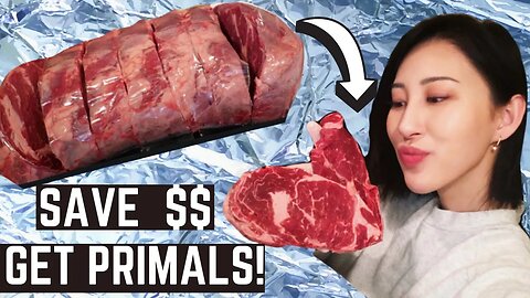 HOW TO SLICE AND STORE PRIMAL RIBEYES | What's In My Fridge/Freezer?!