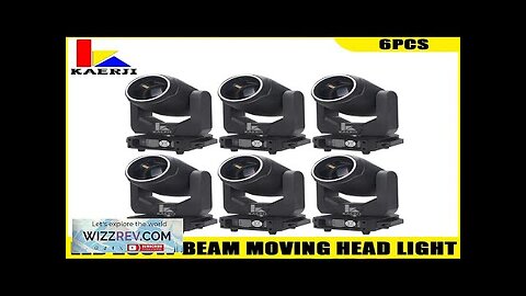 No Tax 6Pcs/Lots 200W LED Lyre Moving Head Light Beam Light Effect Review