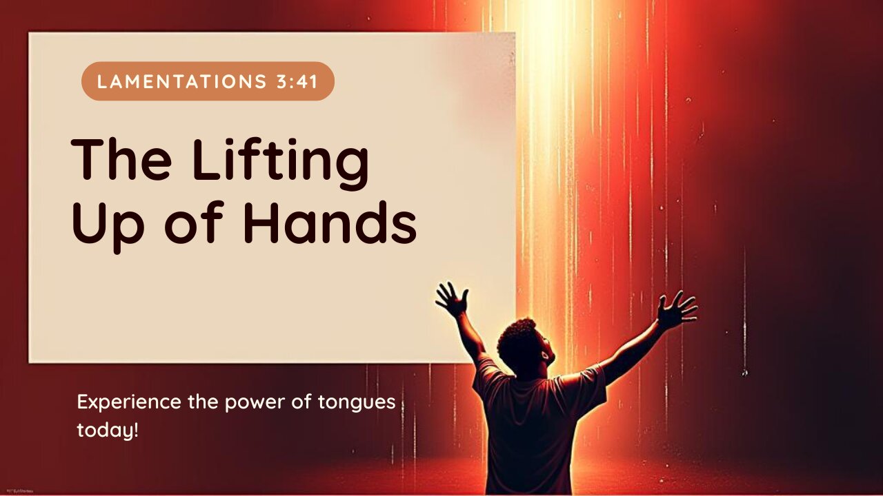 WHY Men Need to Lift Their Hands During Worship & It's Powerful Effects | 1 Timothy 2:8