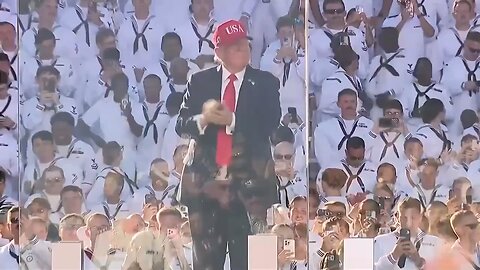 Donald Trump performed aboard the aircraft carrier USS Harry S. Truman to