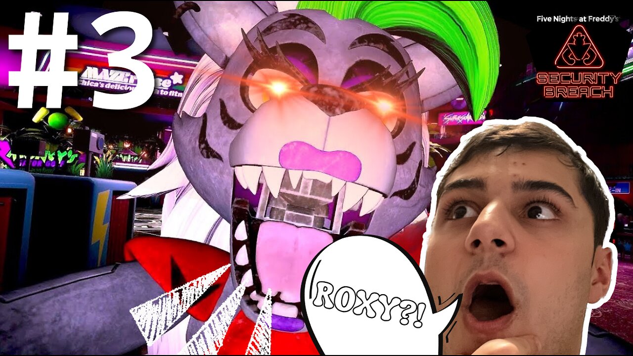 AVOIDING ROXY! - FNAF Security Breach REPLAY #3