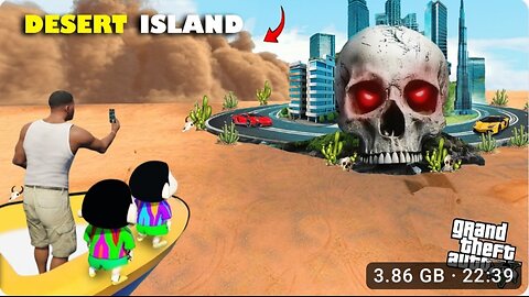 SHINCHAN & FRANKIL VISIT THE HORROR CITY ISLAND IN GTA 5