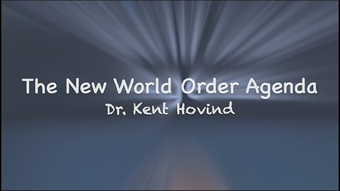THE NEW WORLD ORDER AGENDA