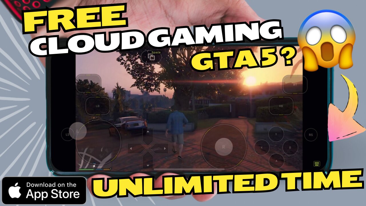 Free Cloud Gaming App: GTA 5 Mobile? 😱