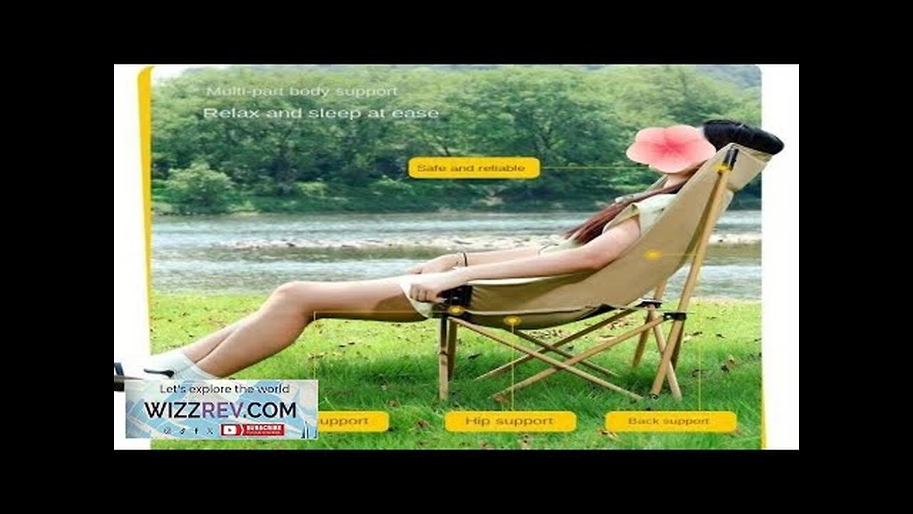 Outdoor camping portable beach chair fishing chair camping stall sketching folding chair Review