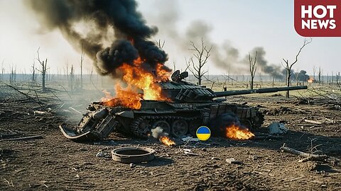 Russia-Ukraine War: Counterattack Backfires! Russia Destroys Ukraine’s Tank Assault in Flames