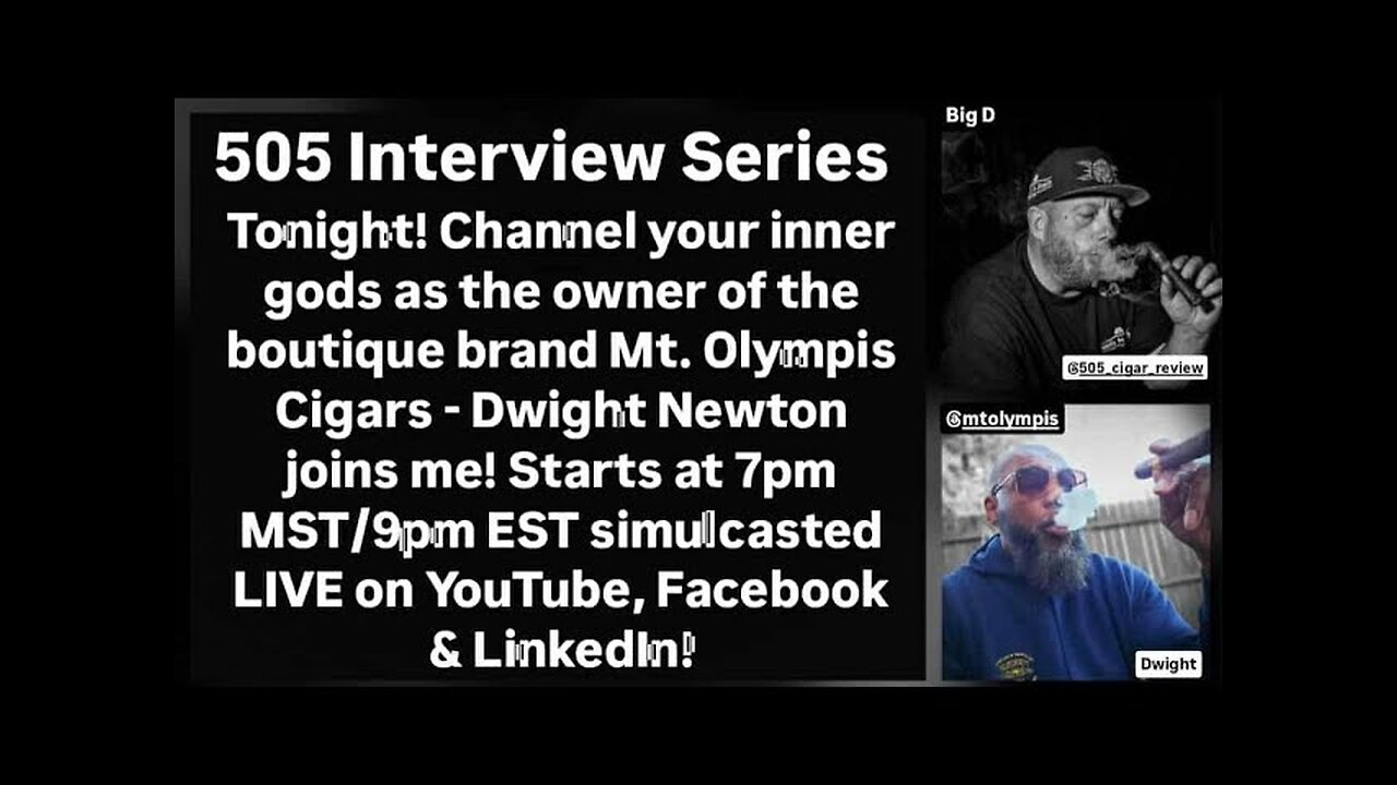 Interview with Dwight Newton of MtOlympis Cigars