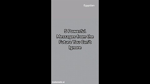 5 Powerful Messages from the Future You Can't Ignore