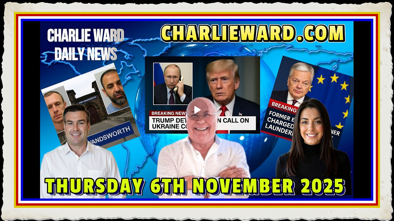 CHARLIE WARD DAILY NEWS WITH CHARLIE WARD, PAUL BROOKER, DREW DEMI THURSDAY 6TH NOVEMBER 2025