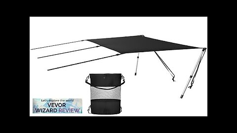 VEVOR T-Top Sun Shade Kit 4' x 5' UV-Proof 600D Polyester T-top Review