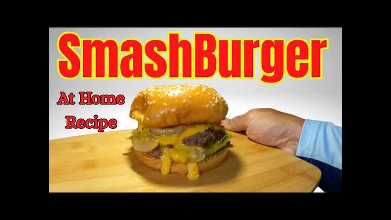 Double-cheese, double-smash — the perfect burger you can make at home.