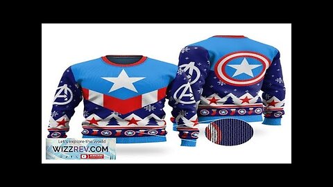 Dope Captain America Ugly Christmas Sweater Review