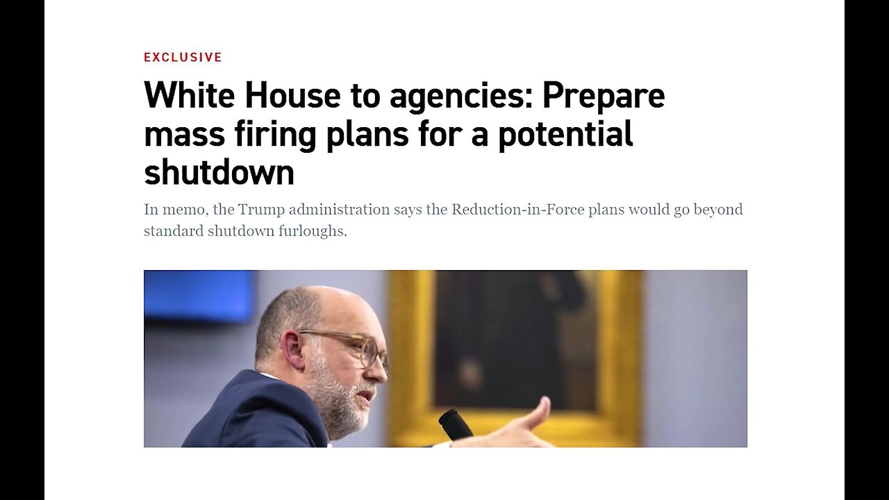 Federal Government Set To Fire 100,000 Tomorow