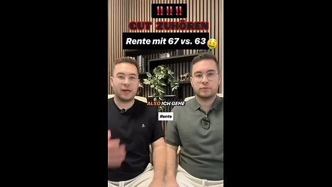 ⏳ Rente mit 63 vs. 67: Wirst du dein Leben wirklich aufs Spiel setzen?