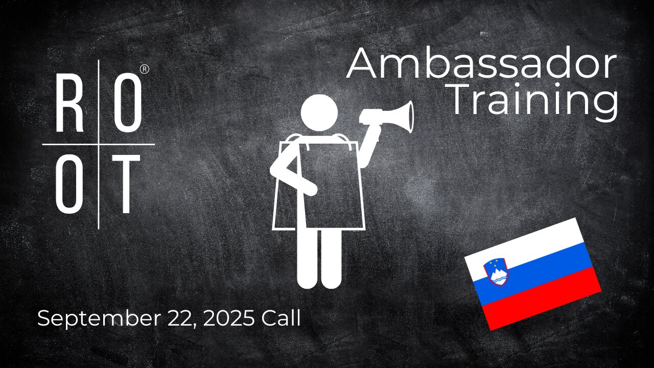 Biti svoj pristni jaz za svojo skupnost | Usposabljanje ambasadorjev |22. september 2025 | Slovenian