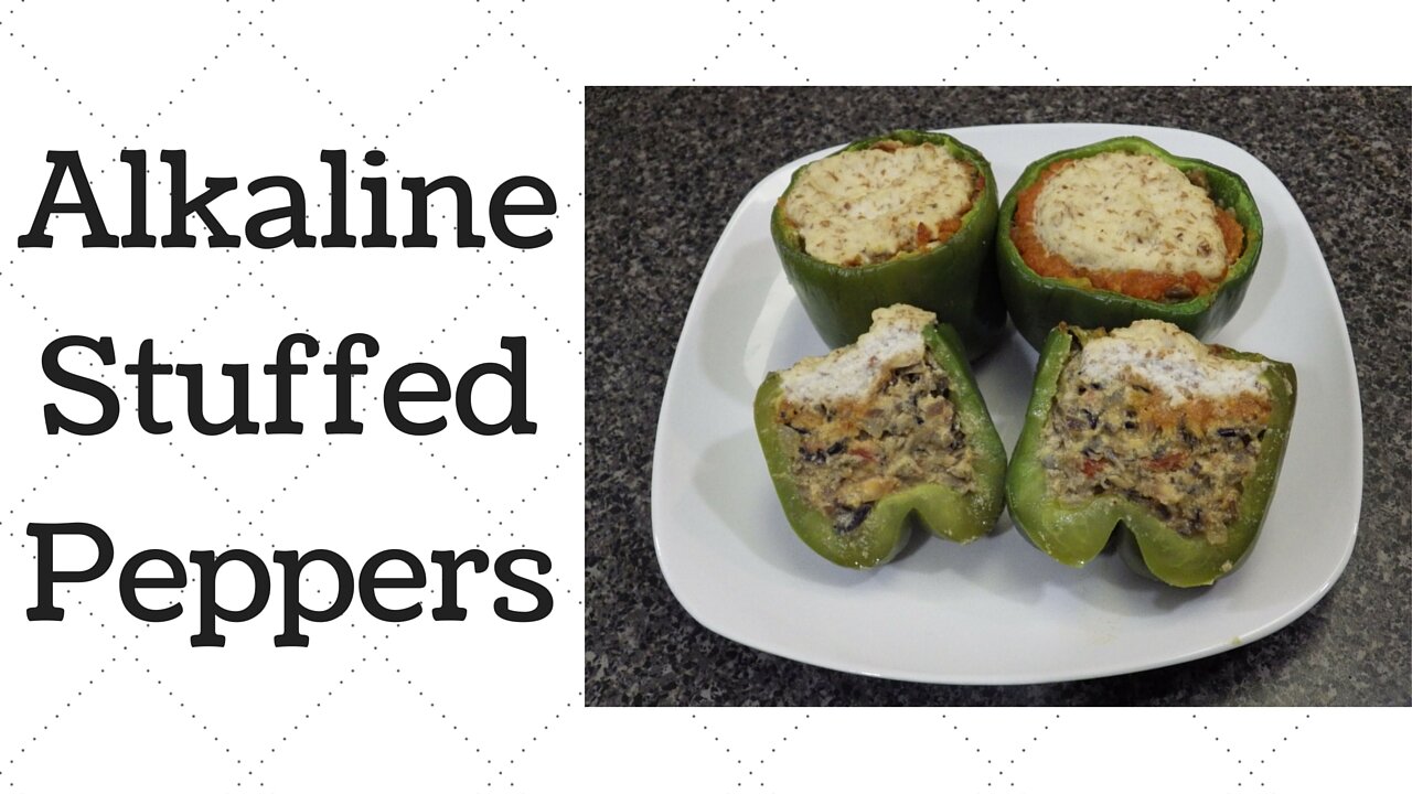 Stuffed Green Peppers Dr.Sebi Alkaline Electric Recipe