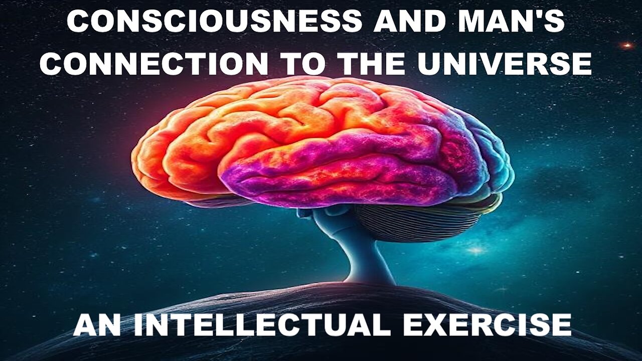CONSCIOUSNESS AND MAN'S CONNECTION TO THE UNIVERSE - AN INTELLECTUAL EXERCISE