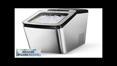 EUHOMY Nugget Ice Maker Countertop Max 34lbs/Day 2 Way Water Refill Self-Cleaning Review