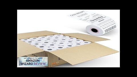 (50 Rolls) 2 1/4" x 85' feet Thermal Paper POS Cash Register Review