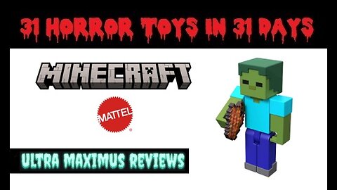 🎃 Minecraft Zombie | 31 Horror Toys in 31 Days