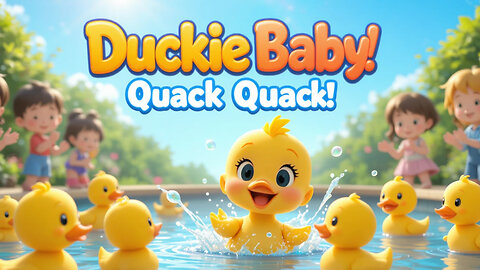 Duckie Baby – Quack Quack | Fun Kids Rhyme for Toddlers | Telugu & English Nursery Song”