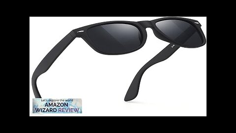 FEIDUSUN Sunglasses Men Polarized Sunglasses for Mens and WomensBlack Retro Sun Glasses Review