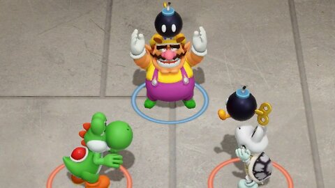 Super Mario Party King Bob-omb's Powderkeg Mine Funny Moments
