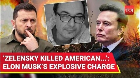 Elon Calls Out Ukraine Zelensky For Murdering an American Journalist Gonzalo Lira