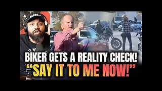 Old Man PULLS Gun on Road Raging Bikers Threatening Him!