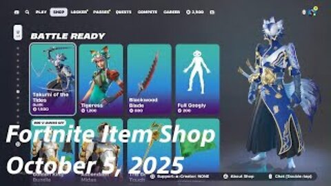 Fortnite Item Shop|October 5, 2025