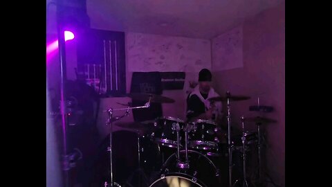 February 12th 2025 Legally Blind Drummer RooStar Drum Solo.