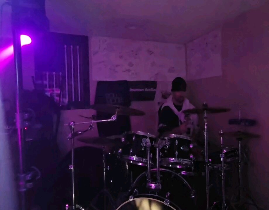 February 12th 2025 Legally Blind Drummer RooStar Drum Solo.