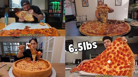 Biggest Pizza Eaten by one person