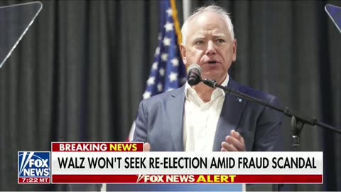 Tim Walz Drops Out of 2026 Minnesota Governors Race