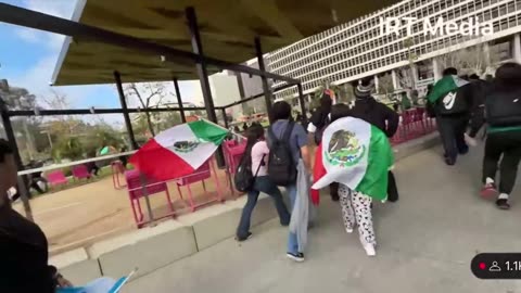 Video: Person stabbed as chaos erupt during anti-deportation protests in Los