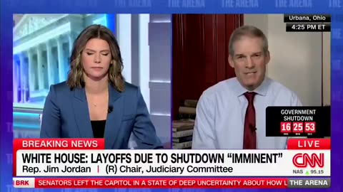 Jim_Jordan SETTING THE RECORD STRAIGHT ABOUT THE DEMOCRAT SHUTDOWN ON CNN