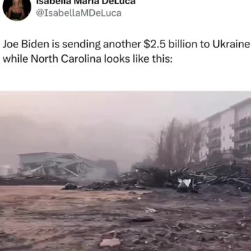 Biden's Last Ditch Effort to send $2.5 million more to Ukraine but Ignore Americans