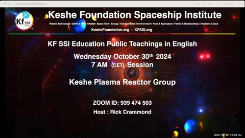 Keshe Plasma Reactor Group 2024-10-30-T1
