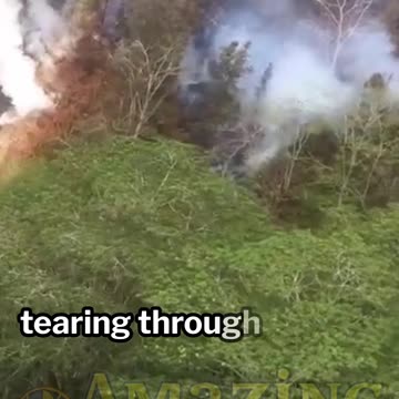 Cracks and Smoke Split Hawaii’s Earth #Volcano #Science