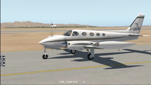 the Carenado Cessna 340 II - more Ubuntu training in Xplane 11 in 2025