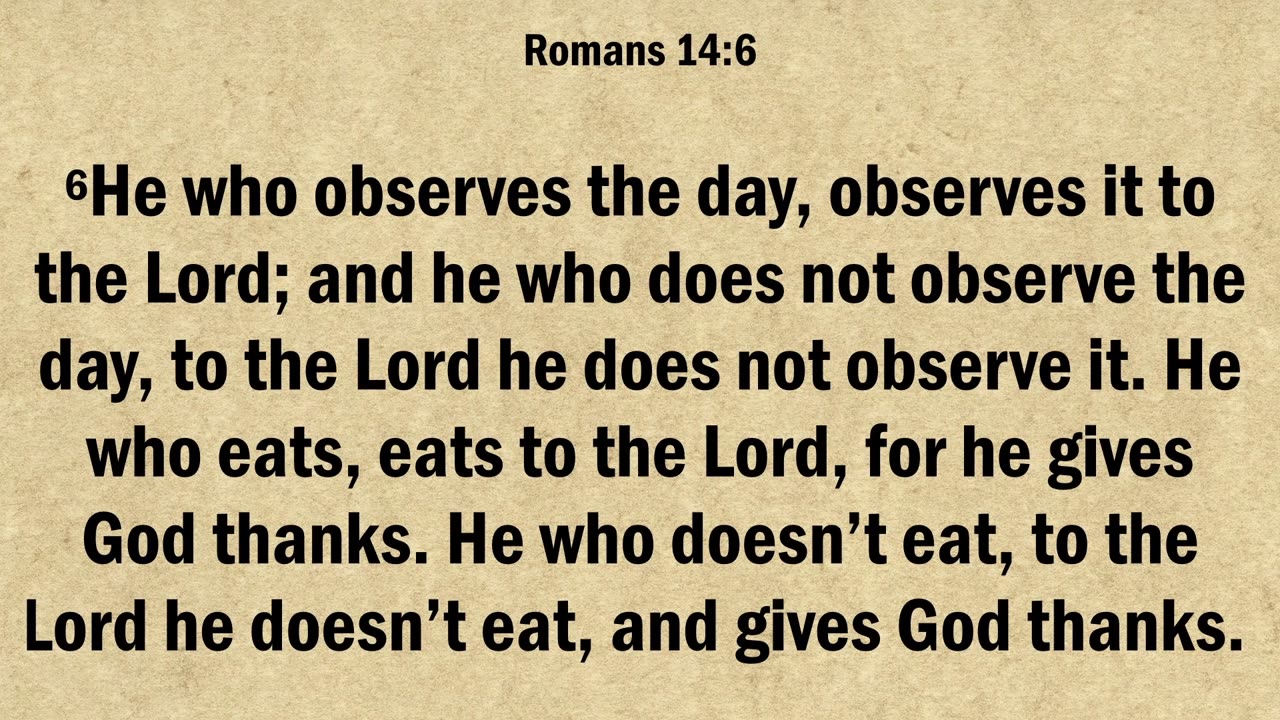 Romans 14