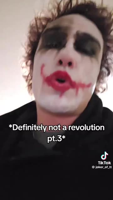 I hope DHS is aware of this wildly unwell Joker cosplayer who is openly talking about violence pt 3