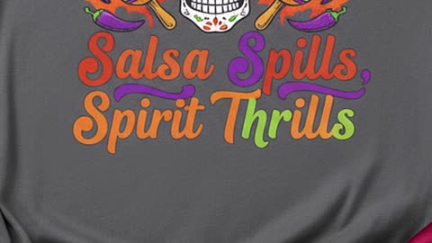 This shirt is fuego! Would you wear this on Día de los Muertos or nah? #spookyvibes #fiestafit