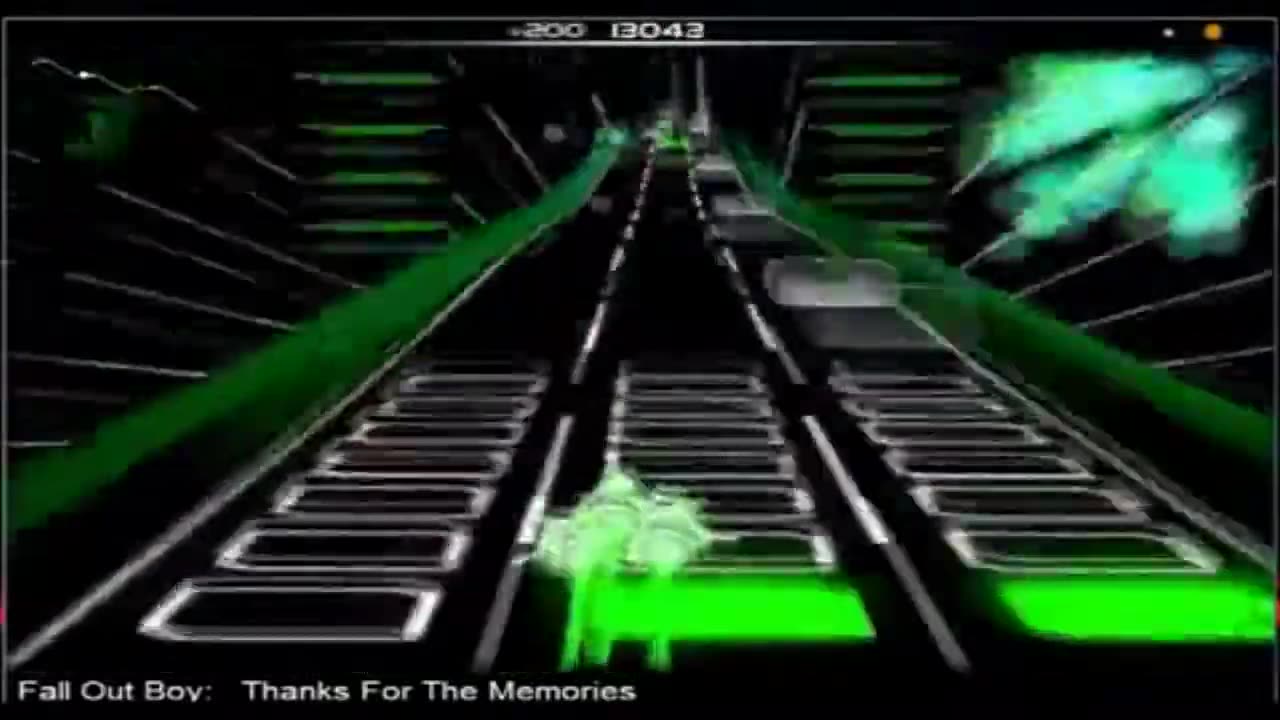 Thanks For The Memories - Fall Out Boys (Audiosurf gameplay)