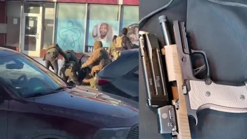 Minneapolis Thug Draws Gun on Border Patrol Agents, Gets Dropped Like a Bad Habit