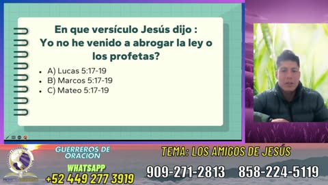 Tema: Los Amigos de Jesús