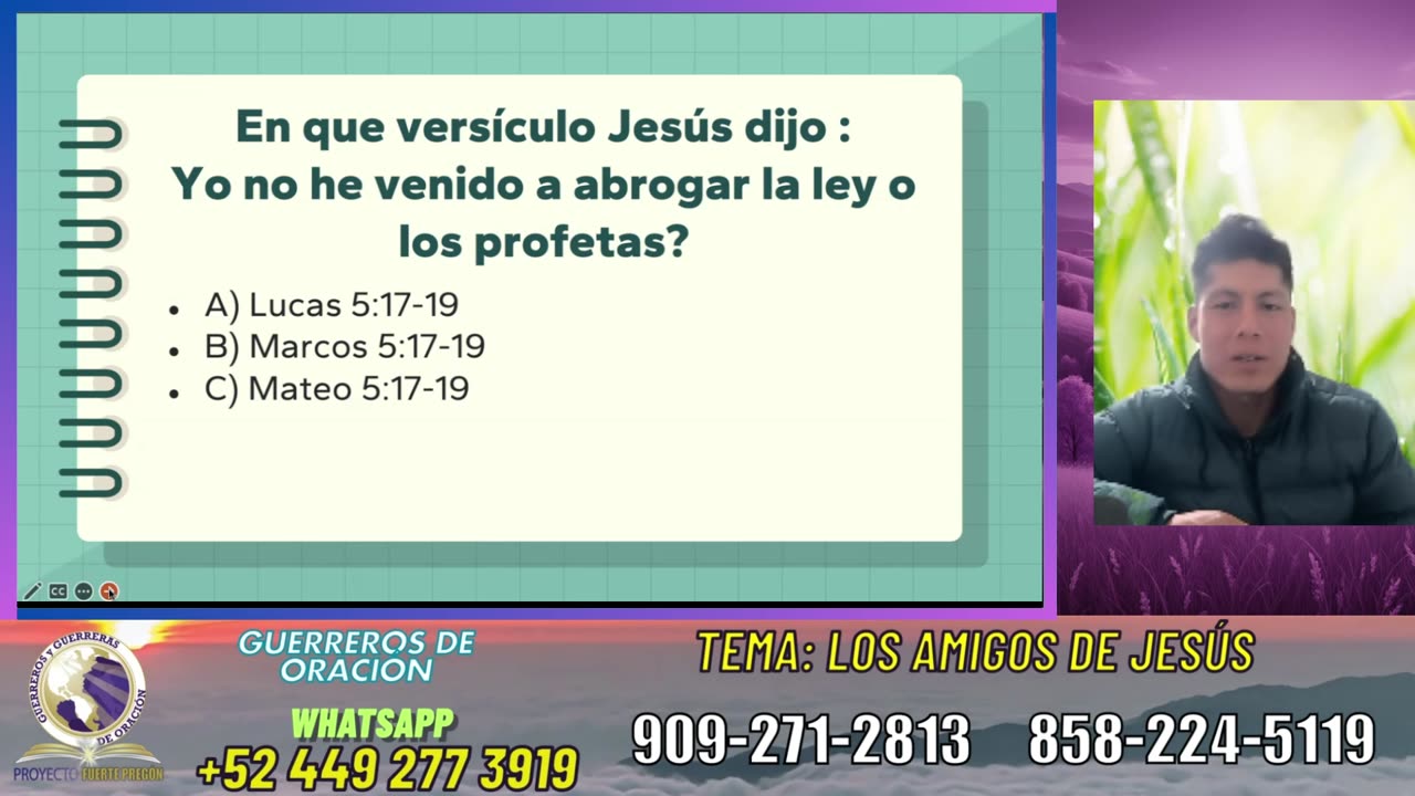 Tema: Los Amigos de Jesús